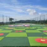 golf training room setup