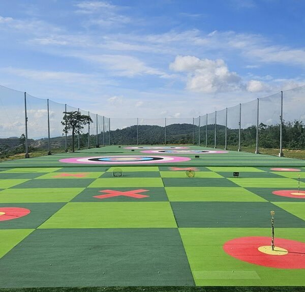 golf training room setup